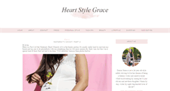 Desktop Screenshot of heartstylegrace.com