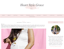 Tablet Screenshot of heartstylegrace.com